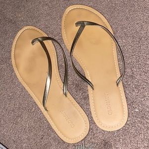 Old navy gold sandals